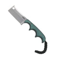 CRKT Minimalist Cleaver EDC Knife: Compact Everyday Carry Fixed Blade Knife Folts Utility Knife with Bead Blast Finish Resin Infused Fiber Handle and Sheath 2383